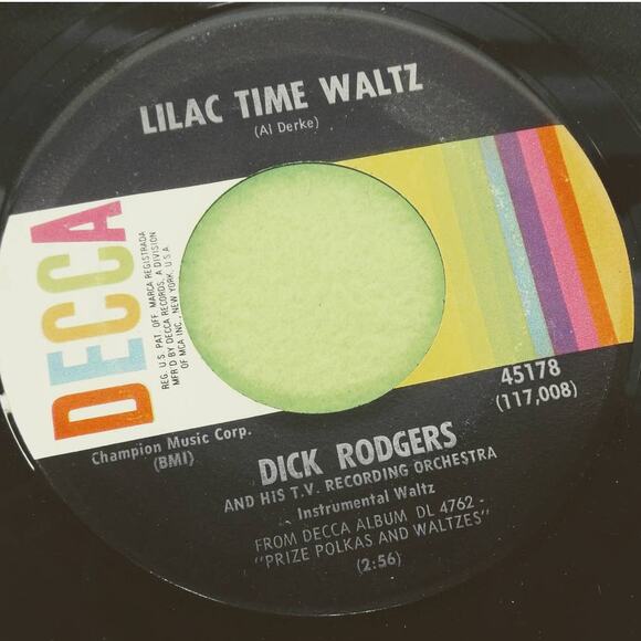 Dick Rodgers - Lilac Time Waltz / Behind Swinging Doors - Jukebox 45rpm Single - Picture 4 of 12